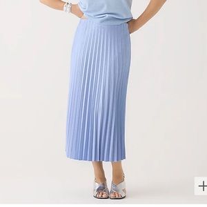 JCrew Pleated Pull On Midi Skirt